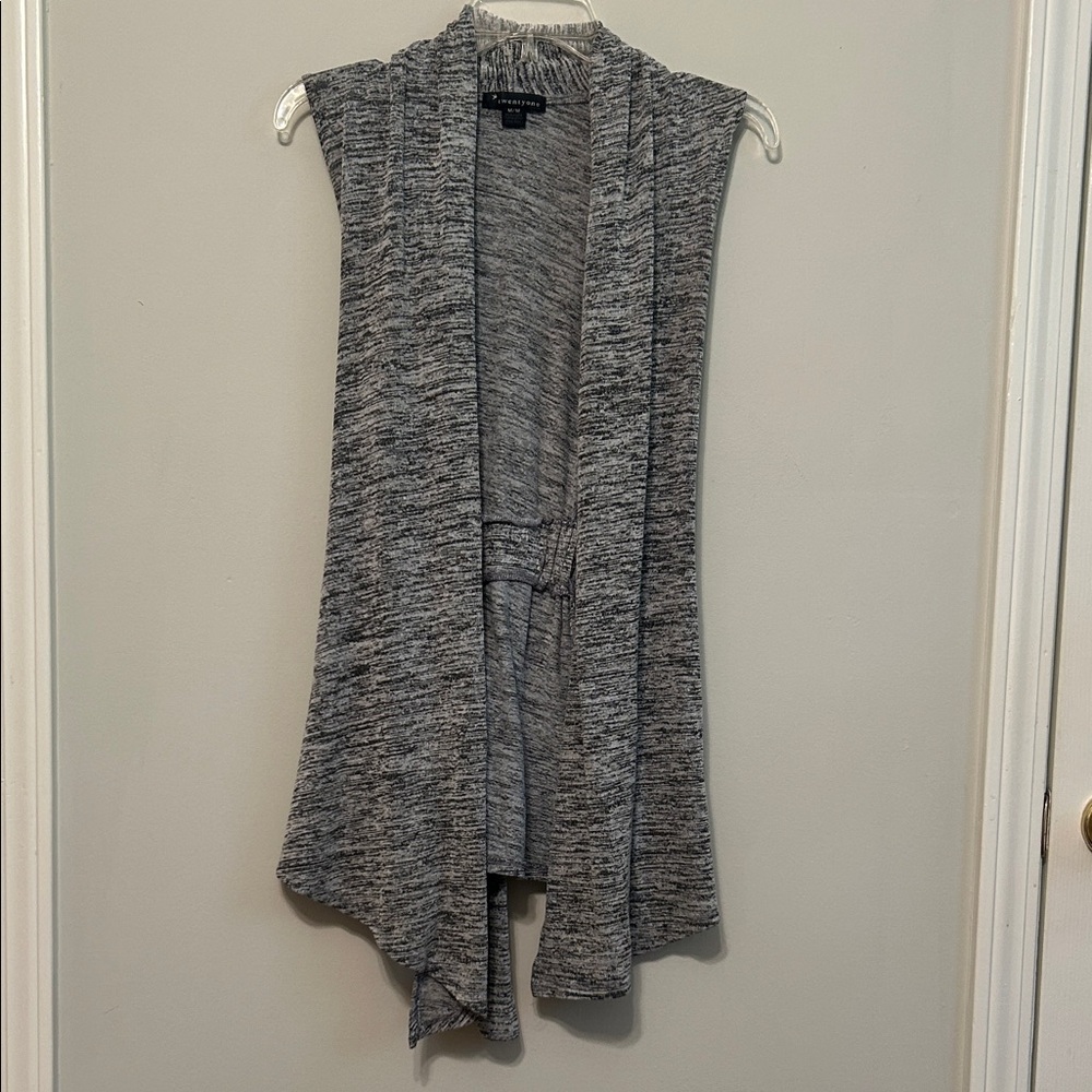 twentyone Brand Women’s Gray Open-Front Cardigan